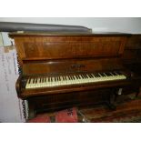 Collard Moutrie. A late 19th century upright piano forte.