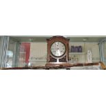 An Edwardian mahogany cased mantel clock,