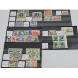 Germany, very fine unmounted selection of Third Reich, on stock cards.