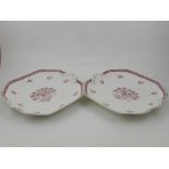 A pair of early 20th century Swedish Gustavsberg soft paste porcelain serving dishes,
