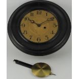 An early 20th century German wall timepiece,