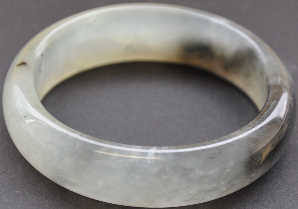 A jade bangle.