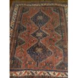 A Persian Qashqai prayer rug,.