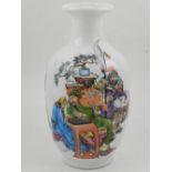 A Chinese famillle rose porcelain vase,