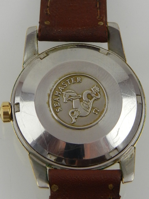 A 1970s gold plated Omega Seamaster wristwatch, later strap. - Image 2 of 2