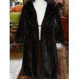 Hector Hunter, London. ladies brown mink fur coat, size approx.