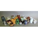 A small quantity of late 19th and 20th century jugs,