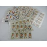 A collection of Player's cigarette cards, two sets of third series film stars,