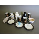A small quantity of Poole Pottery, including pin trays and preserve pots,