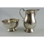 A silver strawberry set, Sheffield 1988 by Roberts & Belk,