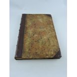 Duke of Wellington's Campaigns, half bound in brown leather with mottled boards.