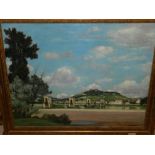 Claude Rameau (20th century Continental school), landscape study, oil on canvas, signed lower right.