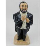 Kevin Francis, England. A ceramic figural study of Pavarotti, limited edition 1/250, with original