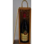 A bottle of Gevrey Chambertin 1979 Nuit St Georges,