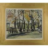 Ronald Ossory Dunlop, (1894-1973), Boulevard, Paris, oil on canvas, 38 x 46cm.