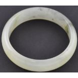 A Chinese jade bangle.