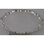 Salver, hallmarked Sheffield 1965 by Paynton,