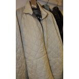 A vintage Barbour Gamefair gentleman's jacket together with a Barber Border wax jacket,