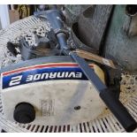 An Evinrude 2 HP outboard motor (working order)