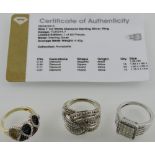 A pave set diamond ring,