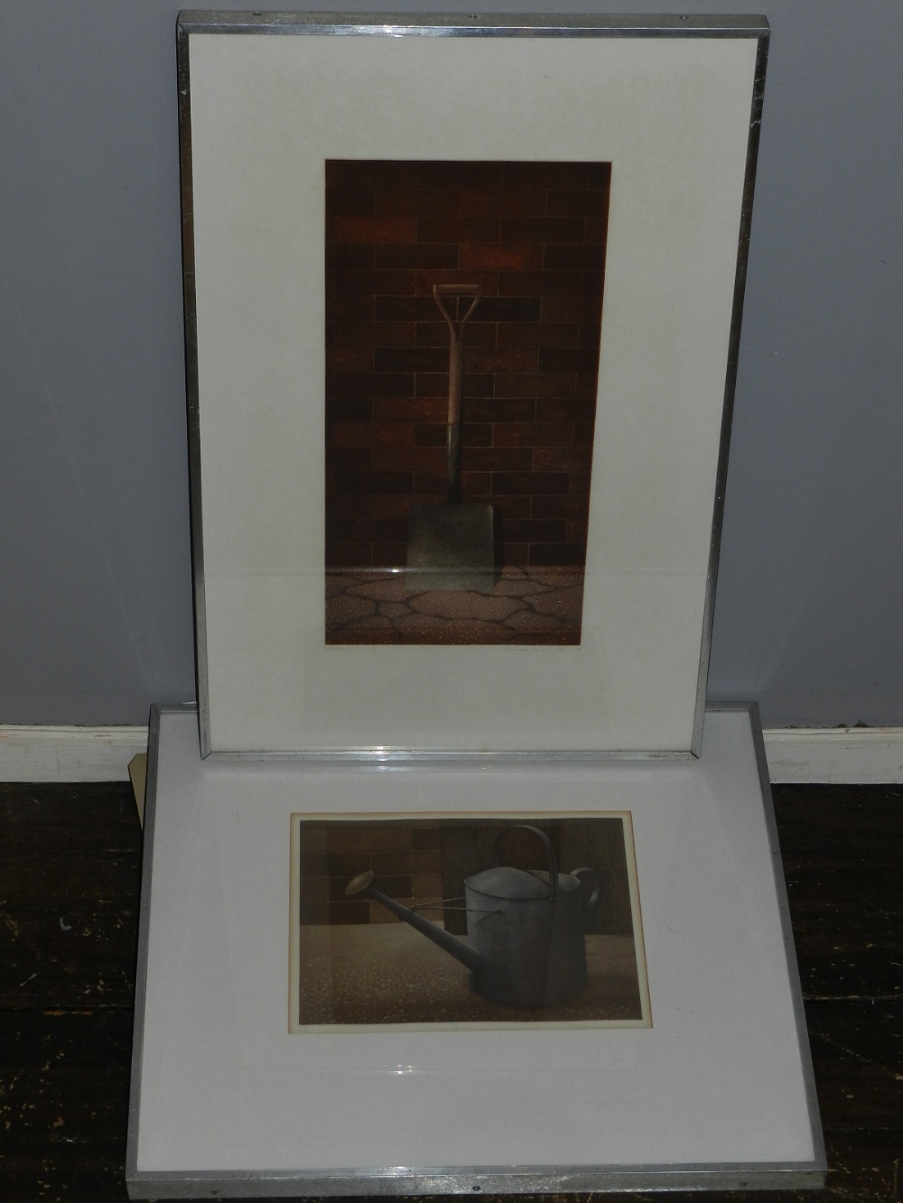 Terrance Millingham, Garden Shovel, lithograph, 67/150, signed in pencil lower right, 43 x 20cm