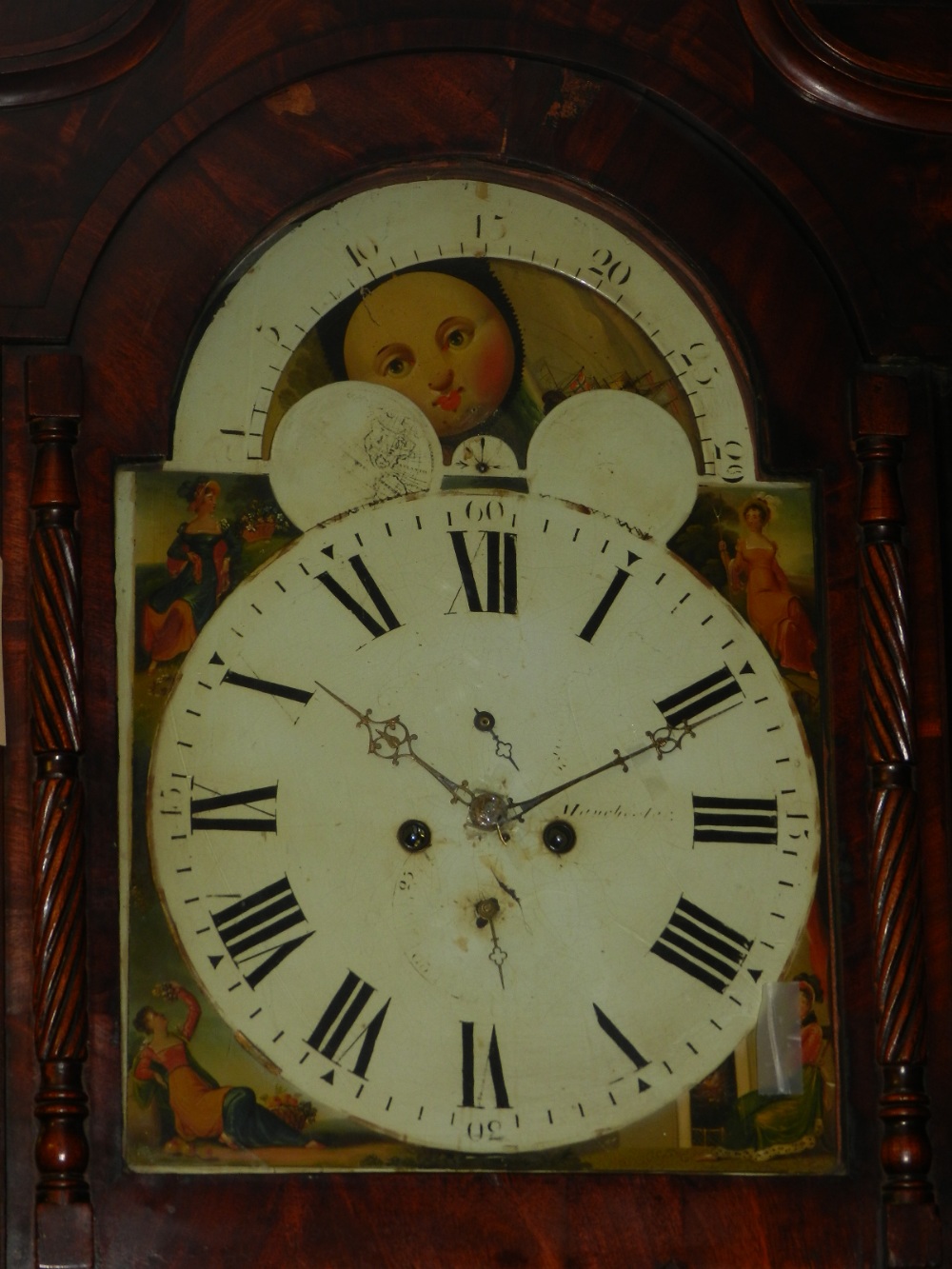 An early Victorian mahogany longcase clock, - Image 2 of 2
