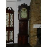 An early Victorian mahogany longcase clock,