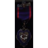 An enamelled silver gilt Masonic medallion,