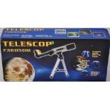 A telescope for space observation together with a ctripod