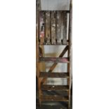 Small wooden step-ladder