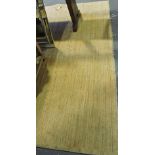 A Gabbeh gold carpet with abstract stripe design,