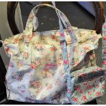 A Cath Kidston bag together with a smaller Cath Kidston bag