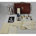 A collection of masonic interest to include medals, some with certificates,