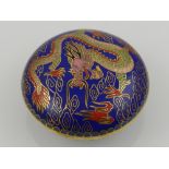 A late 19th / early 20th century Chinese Qing period cloisonne pin box,