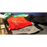 A 2015 fully signed Harlequin rugby football shirt,