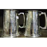 Two Barbarians Summer Tour 2005 pewter tankards