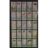 A complete set of cigarette cards of rugby interest, English Internationals 1980-1991,