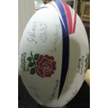 A Gilbert England rugby ball,