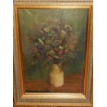 Jacques Heynderickx, Still Life Study of Flowers, oil on canvas, signed. H.60cm W.40cm