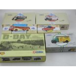 A collection of boxed Corgi cars, to include a limited edition D-day 50th anniversary box set, an