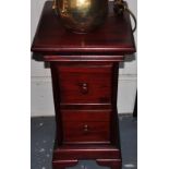 A pair of bedside chests of two drawers, W. 37.