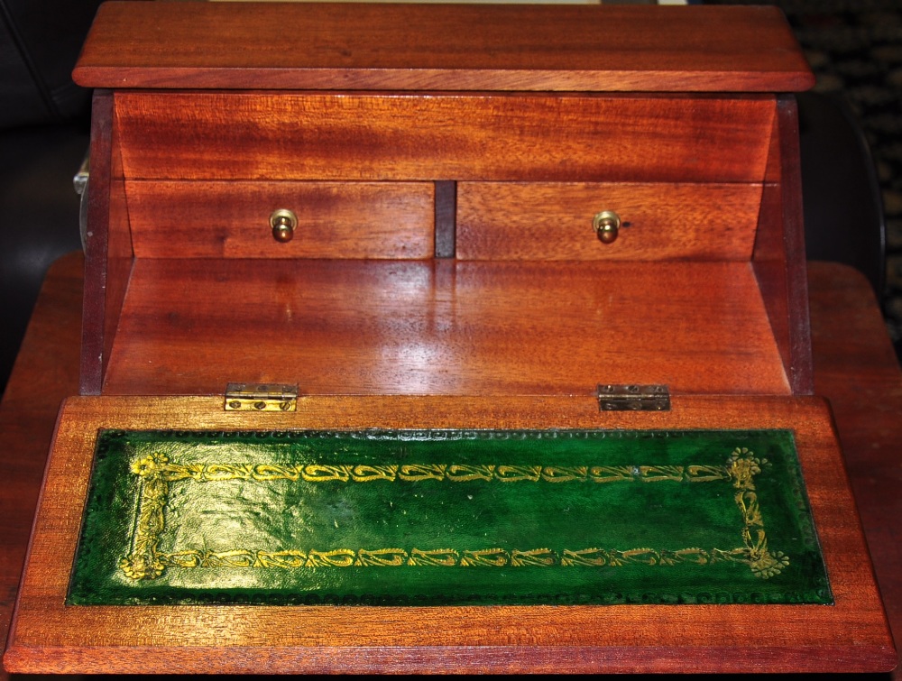 A small writing box,