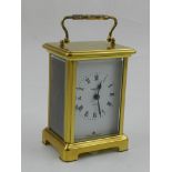 A 20th century French carriage timepiece,