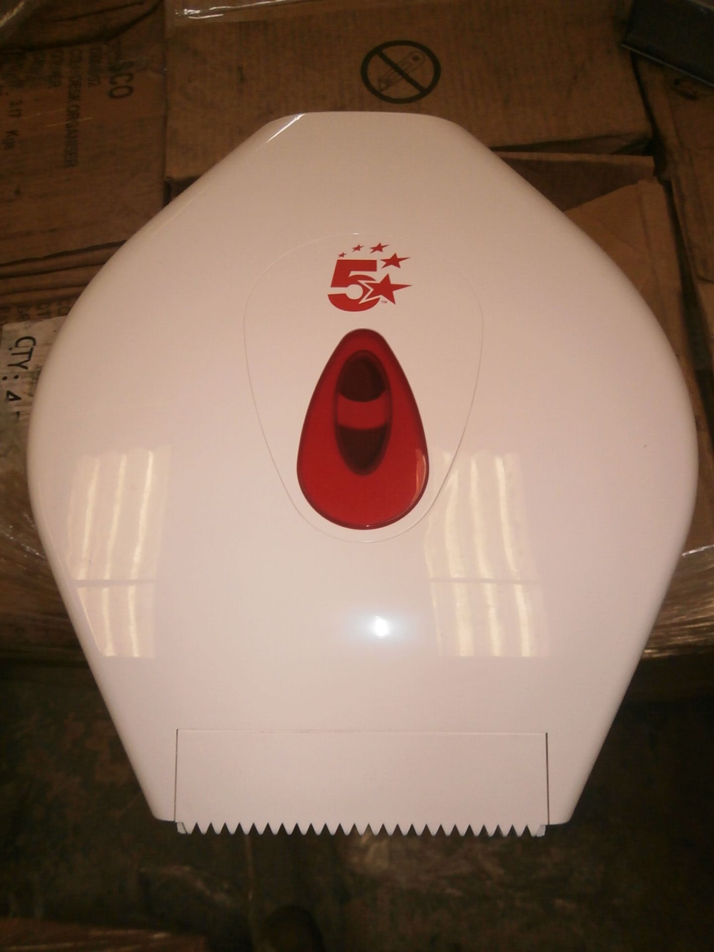 10 x 5 Star Jumbo Toilet Roll Dispensers Medium Product Code 929977 (RRP £24.71 Each, Total £247.10)