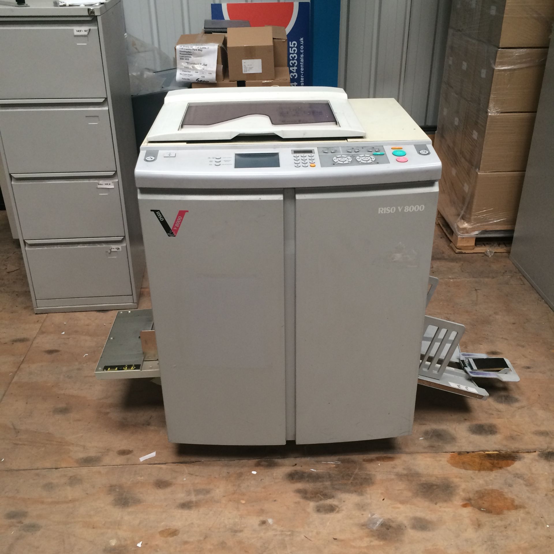 Riso V8000 Digital Press Machine Info Take your documents from ...