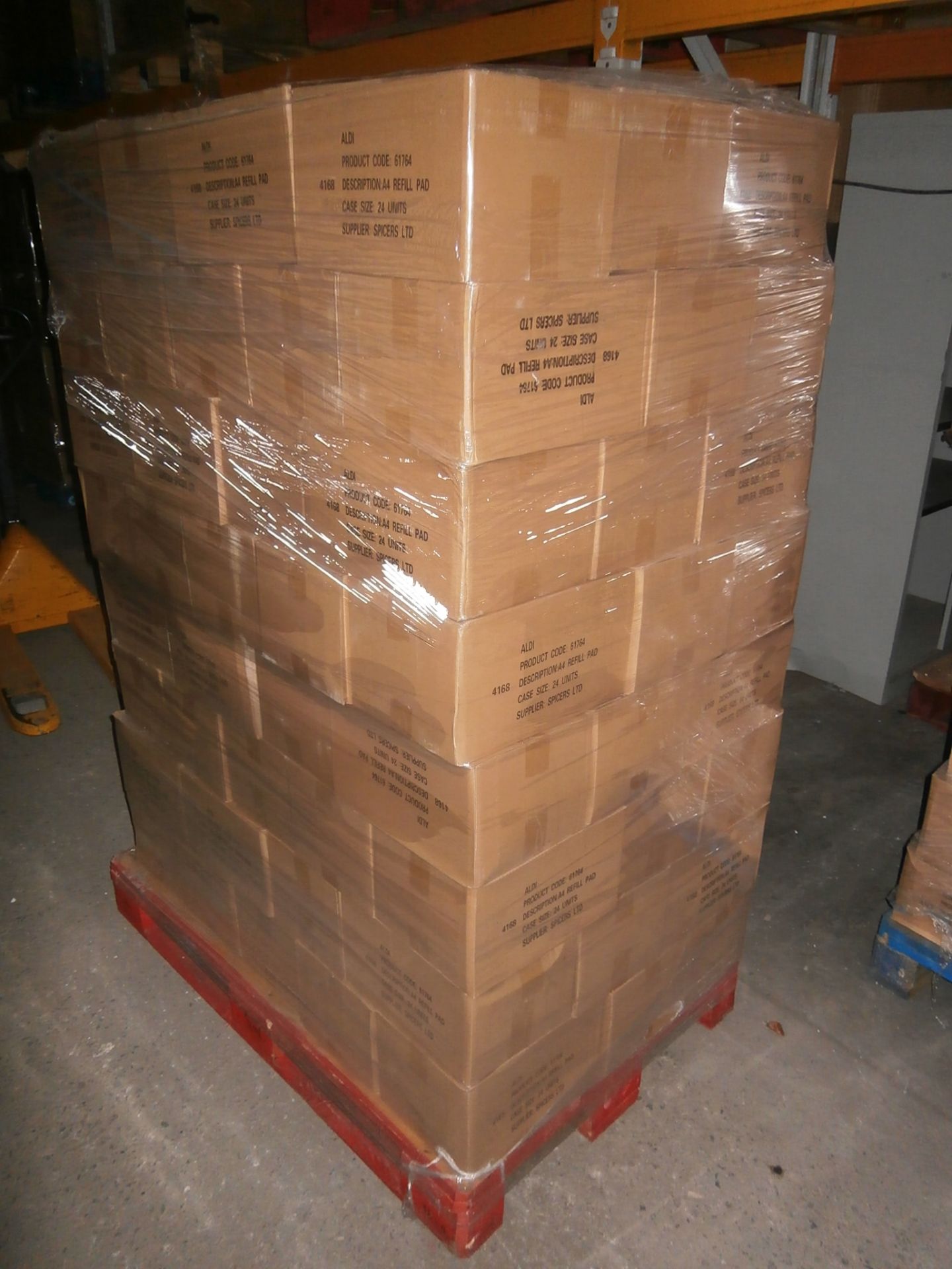 1 x Pallet of A4 Refill Pads - 24 Pads Per Box - 50 Boxes Per Pallet (RRP 79p Each - £948 Total - Image 3 of 3