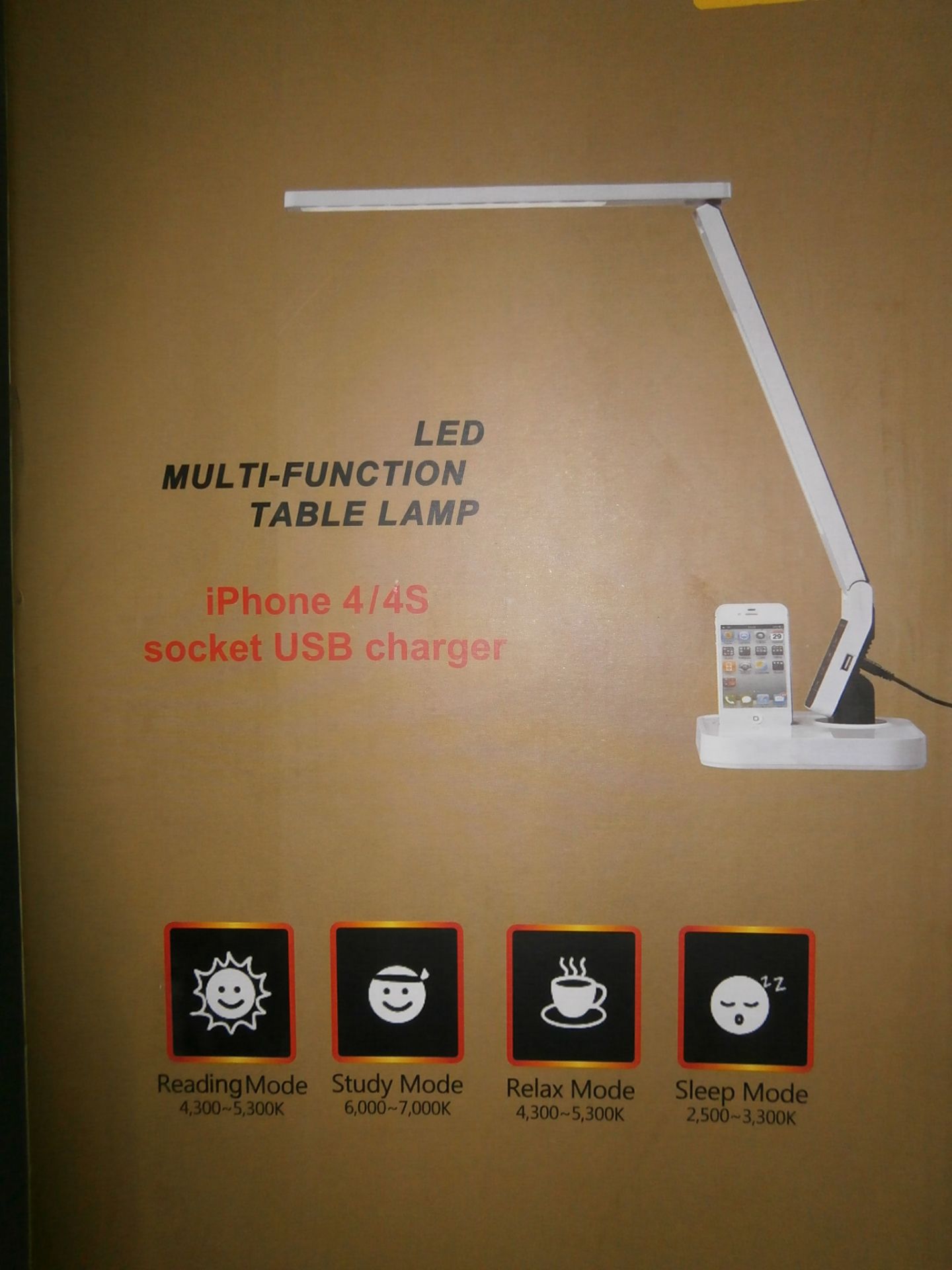 3 x Starlight Series LED Multifunction Table Lamps With iPhone Docking Capabilities - RRP £99.99 - Image 4 of 4