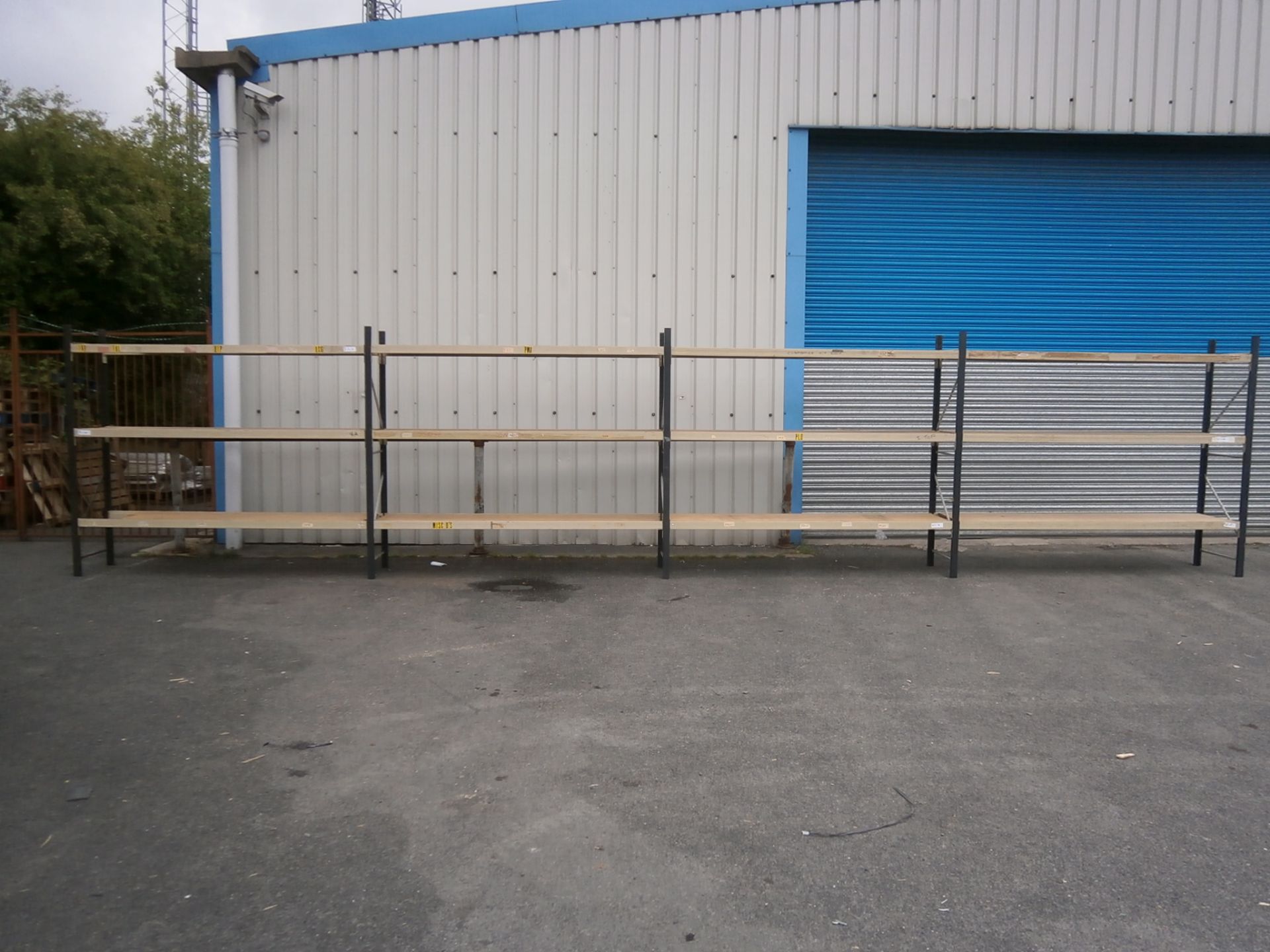 4 x Bays of Commercial Racking - Includes 5 x Uprights, 24 x Beams and 12 x Boards (H - 2100mm,