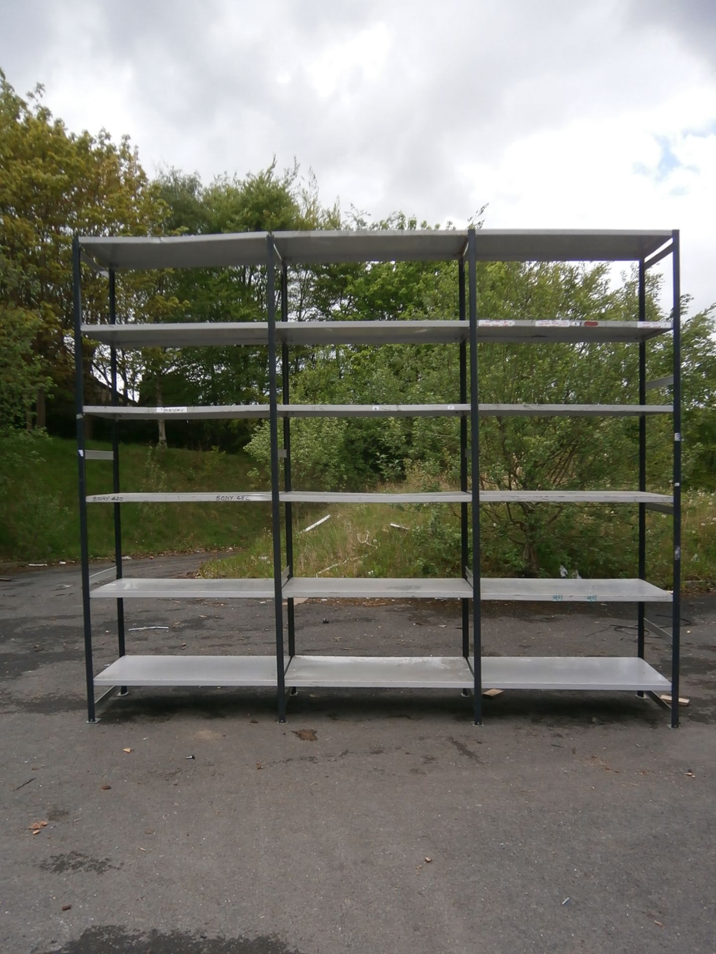 3 x Bays of Boltless Archive Shelving - Includes 4 x Uprights, 18 x Shelves and 72 Clips (Approx Per - Image 2 of 4