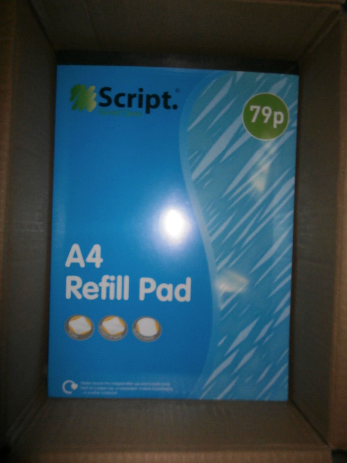 1 x Pallet of A4 Refill Pads - 24 Pads Per Box - 50 Boxes Per Pallet (RRP 79p Each - £948 Total